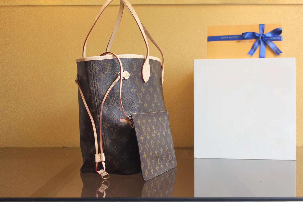 LOUIS VUITTON Monogram Neverfull PM Shoulder Bag (Copy A)