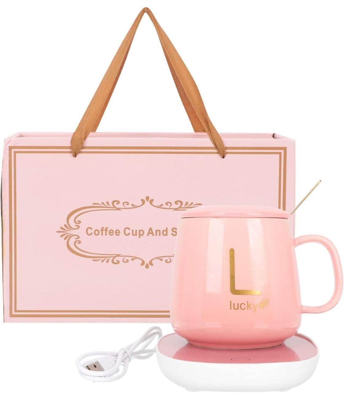 Ceramic Coffee Cup With Pad Warmer and In Gift Box