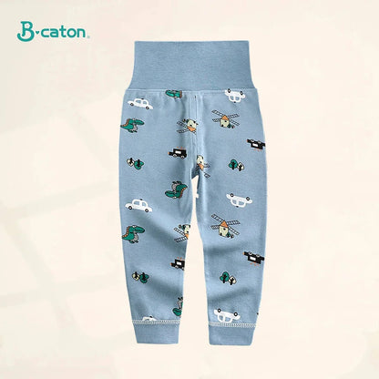 Spring Autumn Children Pajamas Set High Waist Cotton Kids Long Johns Sets Boys Girls Cotton Underwear Set for 1-6 Years Old