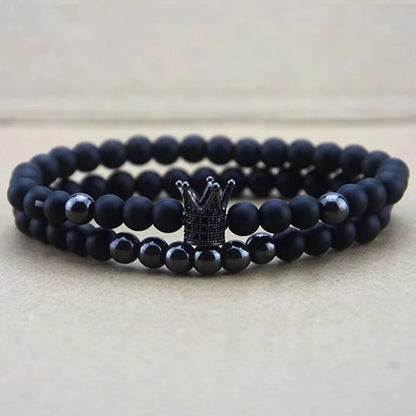 Men's Fashion Bracelets Set, Gift For Father And Boyfriend