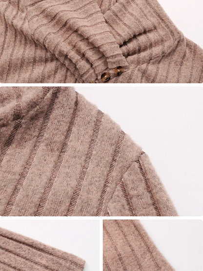 T Shirt For Women Knitted Long Sleeve Tops Elegant Turtleneck Pulovers