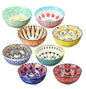 10 Pcs Colorful Ceramic Bowl Set 4.75''
